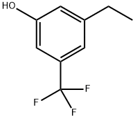 3-ethyl-5-(trifluoromethyl)phenol Structure