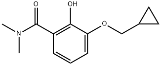 3-(Cyclopropylmethoxy)-2-hydroxy-N,N-dimethylbenzamide Structure