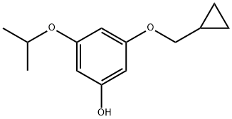 3-(Cyclopropylmethoxy)-5-(1-methylethoxy)phenol Structure