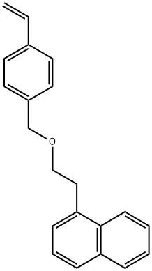 1-[2-[(4-ethenylphenyl)methoxy]ethyl]naphthalene Structure