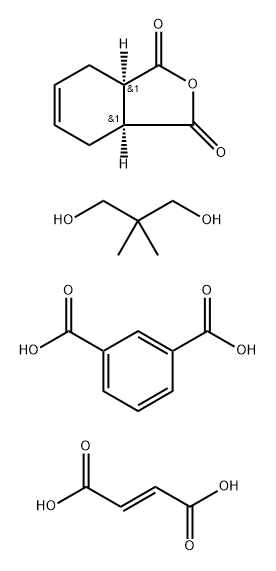 1,3-Benzenedicarboxylic acid, polymer with (E)-2-butenedioic acid, 2,2-dimethyl-1,3-propanediol and cis-3a,4,7,7a-tetrahydro-1,3-isobenzofurandione Structure