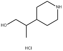 2-(Piperidin-4-yl)propan-1-ol hydrochloride Structure