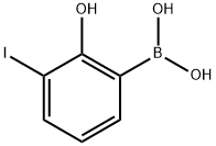 2-Hydroxy-3-iodophenyl)boronic acid Structure