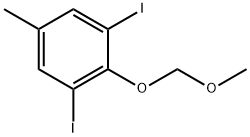 1,3-Diiodo-2-(methoxymethoxy)-5-methylbenzene Structure