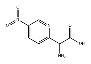 2-amino-2-(5-nitropyridin-2-yl)acetic acid Structure