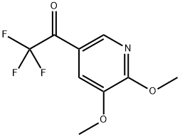 1-(5,6-Dimethoxypyridin-3-yl)-2,2,2-trifluoroethanone Structure