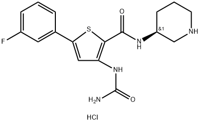 AZD-7762 hydrochloride структурированное изображение