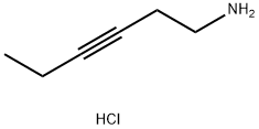 hex-3-yn-1-amine hydrochloride Structure