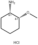 Cyclohexanamine, 2-methoxy-, hydrochloride (1:1), (1R,2S)-rel- Structure