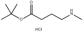 tert-butyl 4-(methylamino)butanoate hydrochloride Structure