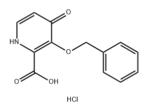 3-(benzyloxy)-4-oxo-1,4-dihydropyridine-2-carboxylic acid hydrochloride Structure