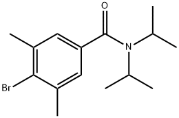 4-Bromo-3,5-dimethyl-N,N-bis(1-methylethyl)benzamide Structure