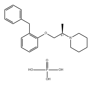 (+)-(R)-Benproperinium dihydrogen phosphate Structure