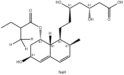 [2H3]-Pravastatin sodium salt 구조식 이미지