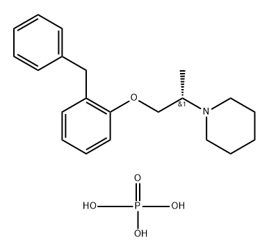 (-)-(S)-Benproperinium dihydrogen phosphate Structure
