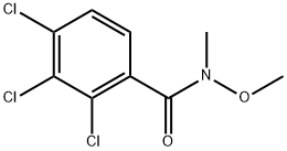 2,3,4-Trichloro-N-methoxy-N-methylbenzamide Structure