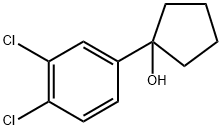 1-(3,4-dichlorophenyl)cyclopentanol 구조식 이미지