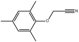 2-(2,4,6-Trimethylphenoxy)acetonitrile Structure