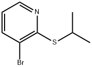 3-Bromo-2-[(1-methylethyl)thio]pyridine Structure