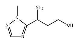 1H-1,2,4-Triazole-5-propanol, γ-amino-1-methyl- Structure