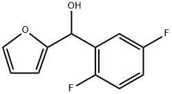 (2,5-difluorophenyl)(furan-2-yl)methanol Structure