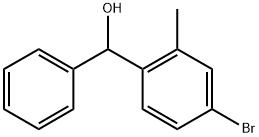 (4-bromo-2-methylphenyl)(phenyl)methanol Structure