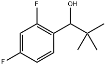 1-(2,4-difluorophenyl)-2,2-dimethylpropan-1-ol 구조식 이미지