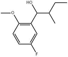 5-Fluoro-2-methoxy-α-(1-methylpropyl)benzenemethanol Structure