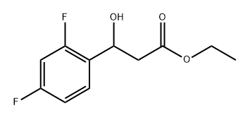 Ethyl 3-(2,4-difluorophenyl)-3-hydroxypropanoate Structure