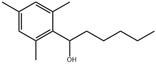 2,4,6-Trimethyl-α-pentylbenzenemethanol Structure