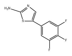 5-(3,4,5-Trifluorophenyl)thiazol-2-amine Structure