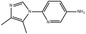 6-(4,5-dimethyl-1H-imidazol-1-yl)pyridin-3-amine Structure