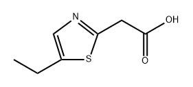 2-Thiazoleacetic acid, 5-ethyl- Structure