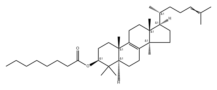 Lanosteryl caprylate Structure