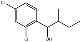 2,4-Dichloro-α-(1-methylpropyl)benzenemethanol Structure