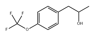 Benzeneethanol, α-methyl-4-(trifluoromethoxy)- Structure