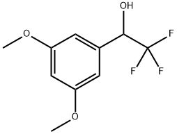 Benzenemethanol, 3,5-dimethoxy-α-(trifluoromethyl)- Structure