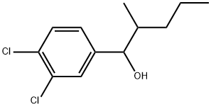 3,4-Dichloro-α-(1-methylbutyl)benzenemethanol Structure