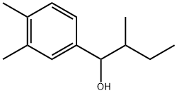 3,4-Dimethyl-α-(1-methylpropyl)benzenemethanol Structure