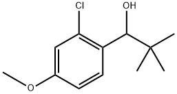 1-(2-chloro-4-methoxyphenyl)-2,2-dimethylpropan-1-ol Structure