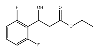 Ethyl 3-(2,6-difluorophenyl)-3-hydroxypropanoate Structure