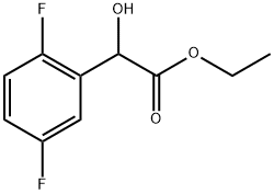 Ethyl 2,5-difluoro-α-hydroxybenzeneacetate Structure