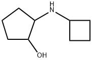 2-(Cyclobutylamino)cyclopentan-1-ol Structure