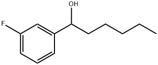 3-Fluoro-α-pentylbenzenemethanol Structure