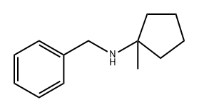 N-benzyl-1-methylcyclopentanamine hydrochloride 구조식 이미지