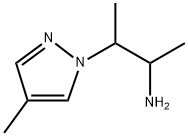 1H-Pyrazole-1-ethanamine, α,β,4-trimethyl- Structure