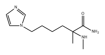 1H-Imidazole-1-hexanamide, α-methyl-α-(methylamino)- Structure