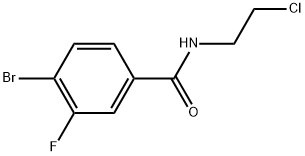 4-Bromo-N-(2-chloroethyl)-3-fluorobenzamide Structure