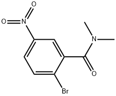 2-Bromo-N,N-dimethyl-5-nitrobenzamide Structure