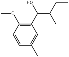 2-Methoxy-5-methyl-α-(1-methylpropyl)benzenemethanol Structure